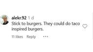 Fans react to the re-launch of Burger King Crispy Tacos (Image via Instagram/markie_devo)